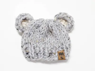 Two Tone Bear Ears Hat