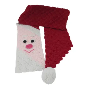 Santa Claus Scarf Crochet Pattern