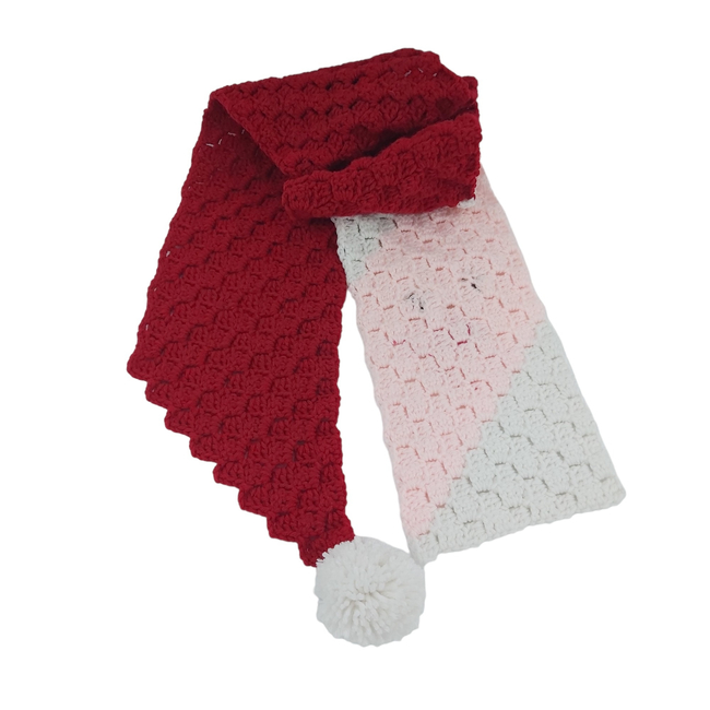 Santa Claus Scarf Crochet: Crochet pattern | Ribblr