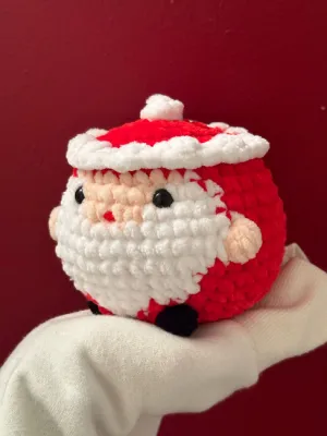 No Sew Santa Ball