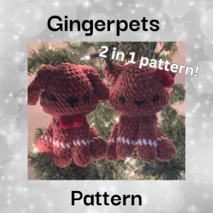 Gingerpets 2 in 1 pattern
