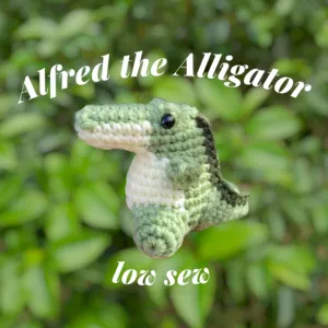 Alfred the Alligator (low sew)