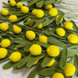 How to Crochet Lemon Branch