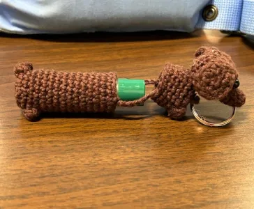 Dachshund Chapstick Holder