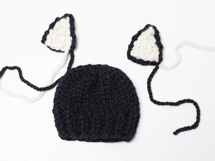 Cat Ears Hat Knitting pattern Ribblr