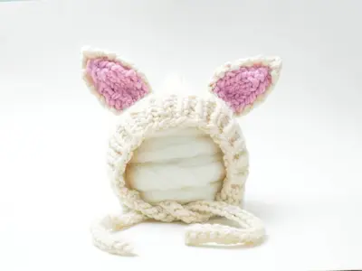 Bunny Ears Pixie Bonnet Hat Baby Children