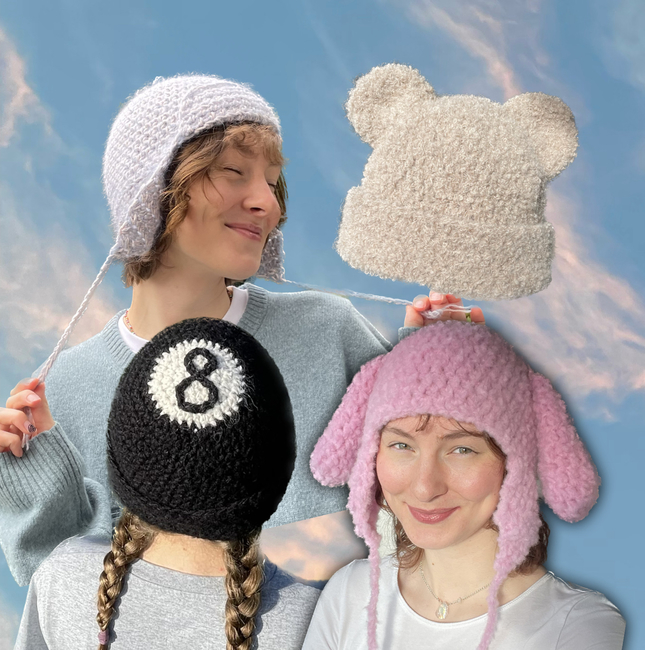 hat bundle: Crochet pattern