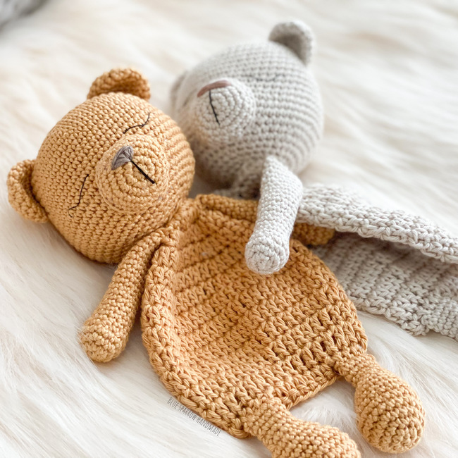 Harry Baby Bear Lovey: Crochet pattern