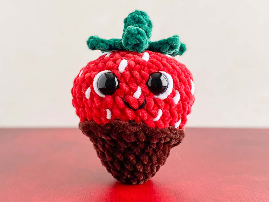 CROCHET PATTERN: Beginner Crochet Berries, Amigurumi Kawaii Play Fo