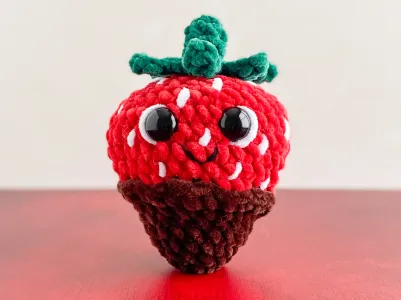 Mini Chocolate Covered Strawberry Plush