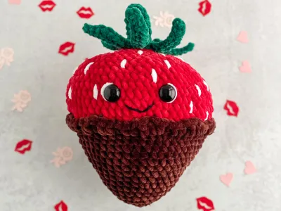 Chocolate Covered Strawberry Plush