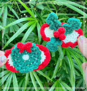 2 in 1 No-sew Christmas hairpins