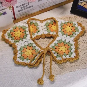 Granny Square Detachable Collar