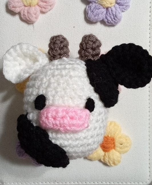 Crochet Squishmallow Cow, Sunflower, Mooshroom, Rose Themed Cows, Cute  Stuffed Animal, Amigurumi - Needlecrafts & Yarn