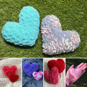 Itty-Bitty Love Heart Crochet Pattern