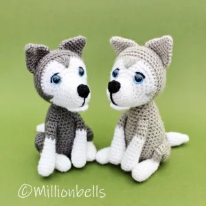 Husky Amigurumi Dog Puppy Animal Toy