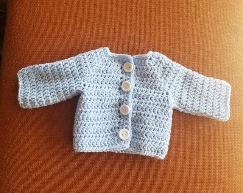 Newborn Sweater: Crochet pattern | Ribblr