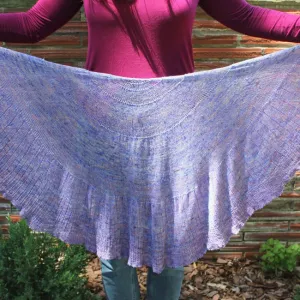 Calico Scallop Shawl