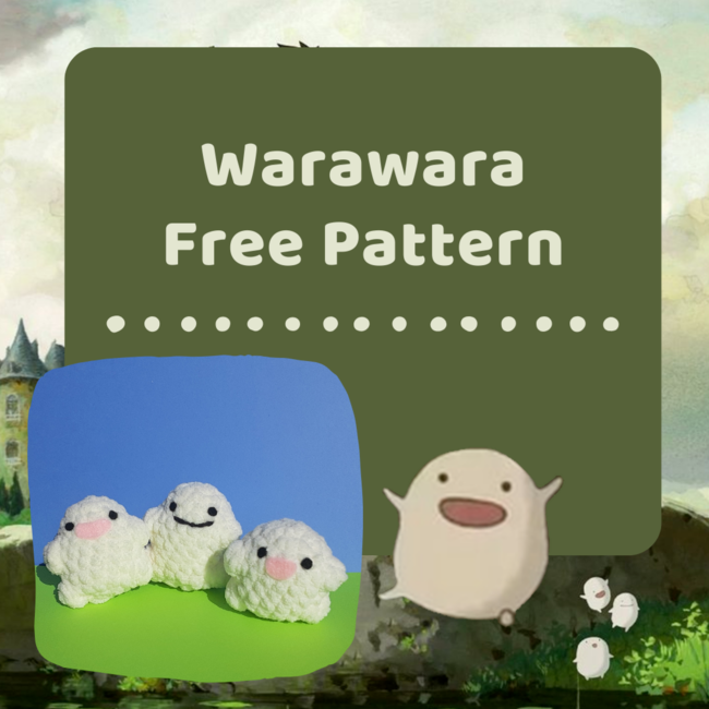 DIY Warawara plushie - Free pattern