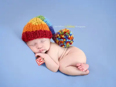 Rainbow Baby Stocking Cap Hat Newborn