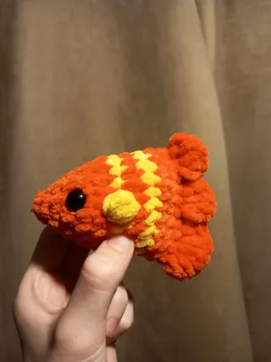 Mini no sew fish