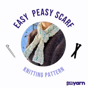 Easy Peasy Scarf (Knit)