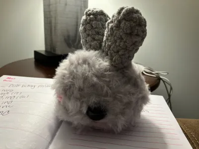 Dust bunny plushie