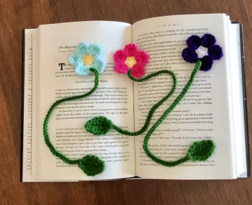 Flower Bookmark