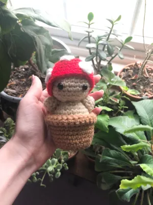 Mushroom Plant Amigurumi