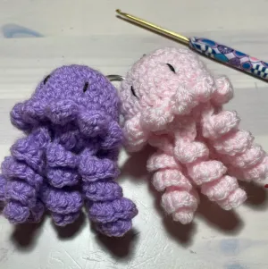 No Sew Jellyfish Keychain