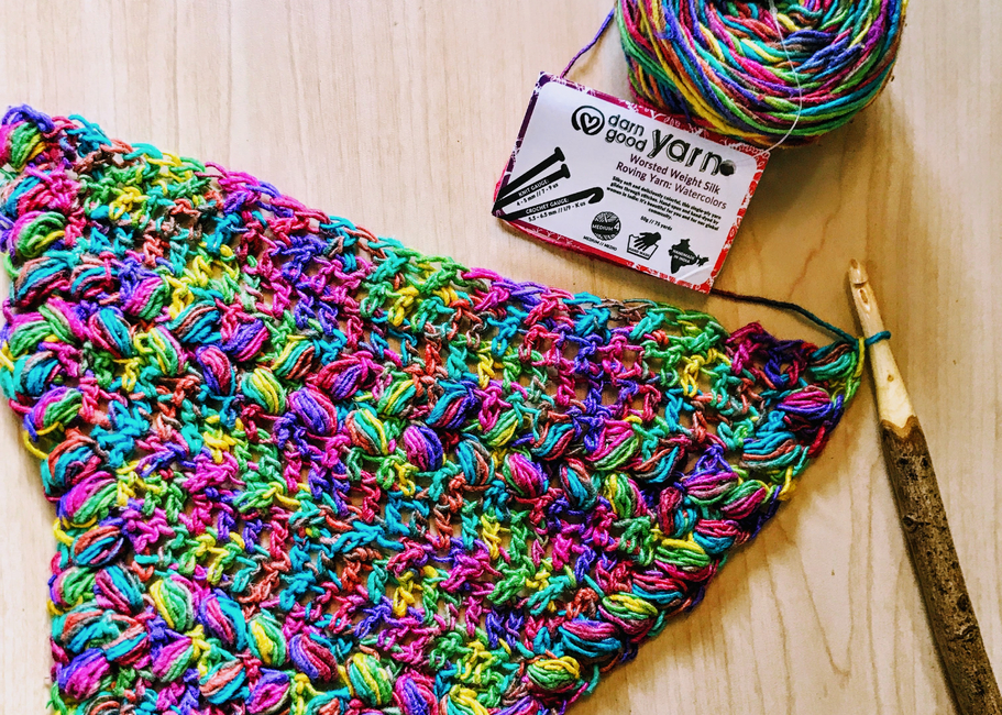 Rainbow Meadows Cowl Crochet