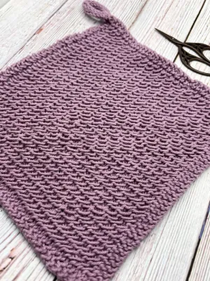 Dotted Lines Dishcloth