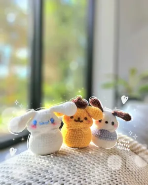 3-in-1 No Sew Kagami Mochi Puppies