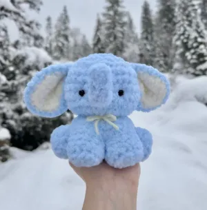 Crochet Baby Elephant Plushie Pattern