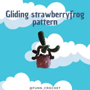 Gliding strawberryfrog