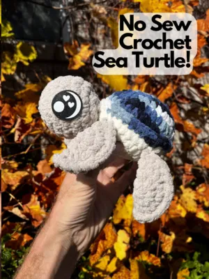 Flip the Sea Turtle | No Sew Crochet Pattern