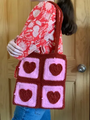 Valentine Heart tote bag <3