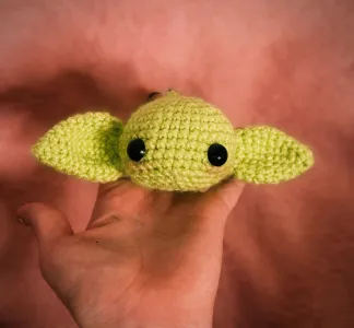 Yoda head/keychain easy