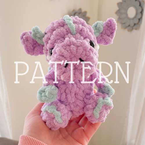 Cute Crochet 2 IN 1 Cow Puff Plushie PDF Pattern almost 