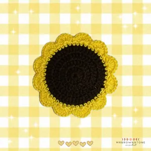 Sunflower coaster