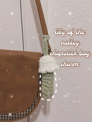 lily of the valley chapstick bag charm