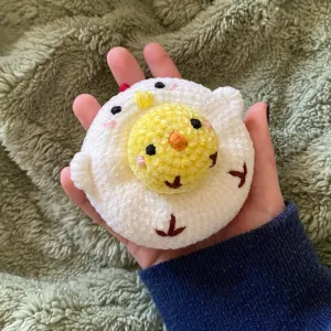 Donut Chicken & Baby Chick | Crochet Pattern