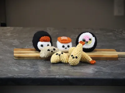 Sushi Japanese 5 Pattern Bundle (6 piece set)