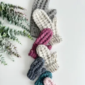 Beginner Bulky Mittens - Free Crochet Pattern - MJ's off the Hook Designs