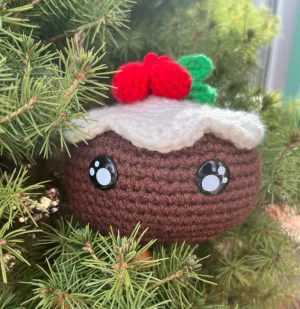 No-Sew Christmas Pudding Ornament