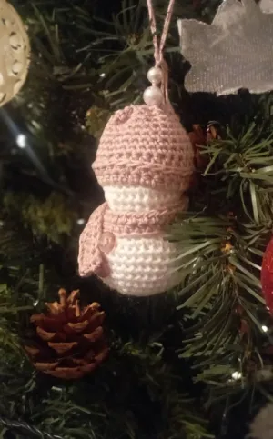 Hanging Cristmas ornament crochet \