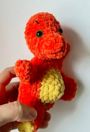 Popping crochet charmander- pokemon