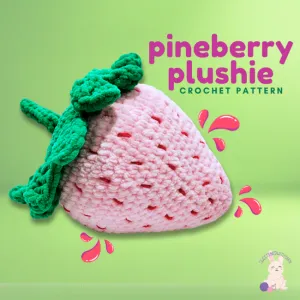 Pineberry Strawberry Plushie