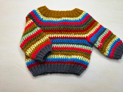 Interactive Crochet Baby Sweater Pattern Bundle