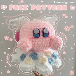 Kirby On a Star Cloud (FREE PATTERN)